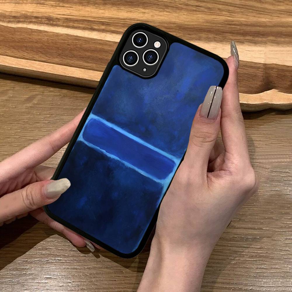 

Абстрактное искусство M-Mark R-Rothko Чехол для телефона Для iPhone 11 12 13 14 15 Pro Max 17 16 Plus Жесткий PC+TPU Задняя крышка iPhone 17 Pro