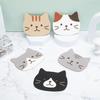 5pcs Cat Cute Cup Cushion Reusable Silicone Tea Cup Insulation Cushion PVC Anti Slip And Anti Scald Bowl Cushion
