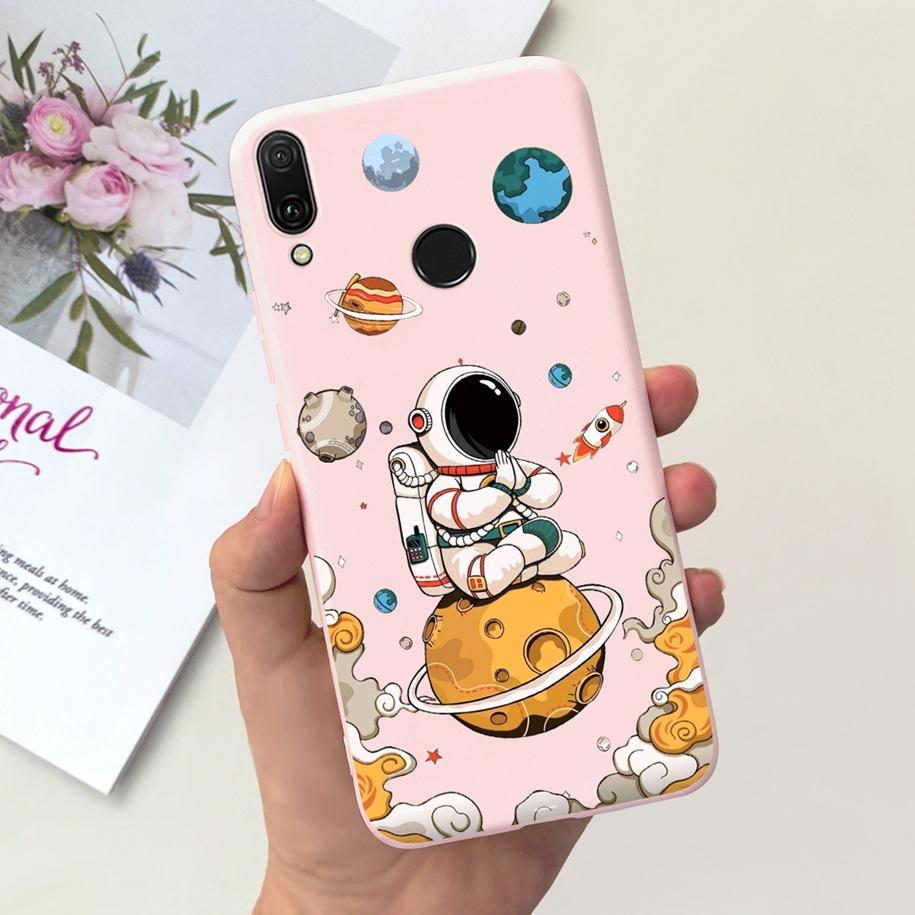 For Huawei Y9 Prime 2019 Case Shockproof Astronaut Silicone Soft Fundas For Huawei Y9 Y 9 Prime 2019 STK-LX3 JKM-LX3 Phone Cover
