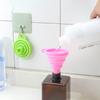 Household Telescopic Funnel Kitchen Packaging High Temperature Resistant Funnel Engine Funnel Car Universal Silicone Liquid Funn