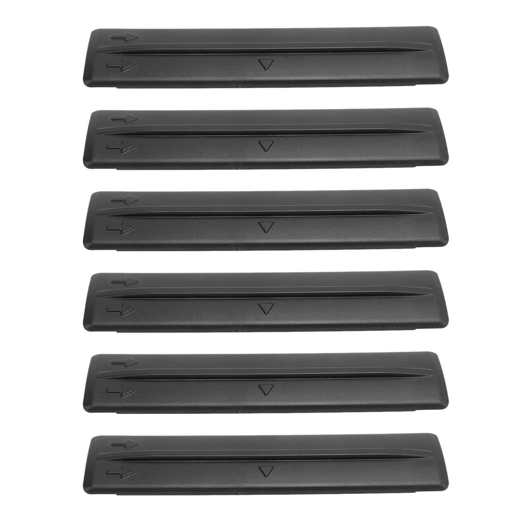 6PCS Roof Rack Removal Cover High Strength ABS Roof Drip Rack Molding Trim Clips Set for Fj Cruiser 2007‑2014