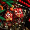 Traditional Snake Embroidery Pendant Handmade New Year Ornament  Car Living Room