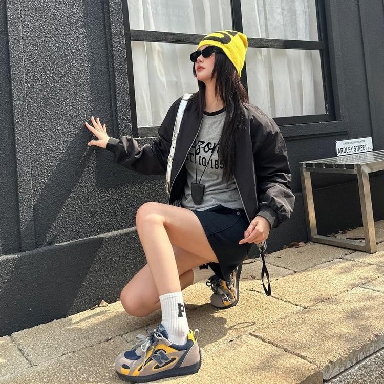 Leather Platform Mesh Forrest Gump Shoes Women's 2025 Autumn New Retro Red Forrest Gump Shoes Round Head Casual Sports Shoes