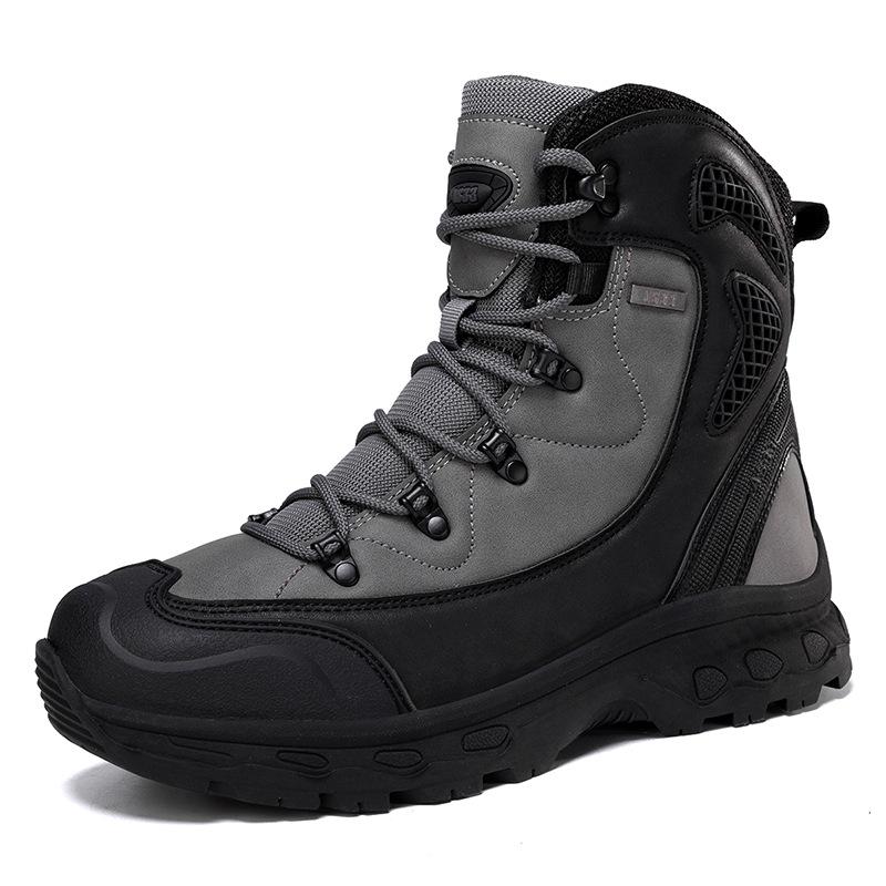 

2025 spring high-top large-size outdoor field training, battlefield training, hiking boots, outdoor hiking shoes, retro trendy men 47