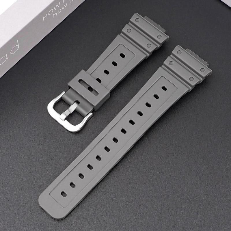 Bracelet Compatible Casio 20mm - Pour CA-53W, CA-61W, W-72, W-720 Etc. - Résine PU Résistante - Fabriqué En Espagne