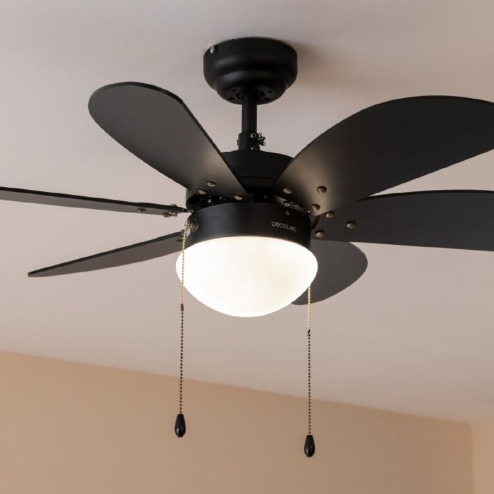Cecotec Ventilateurs de plafond avec lumière EnergySilence Aero 3600 Vision Full Black
