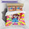 3pcs Arale pattern bedding set duvet cover set includes duvet cover &pillowcases,perfect all season bedroom decoration&gift