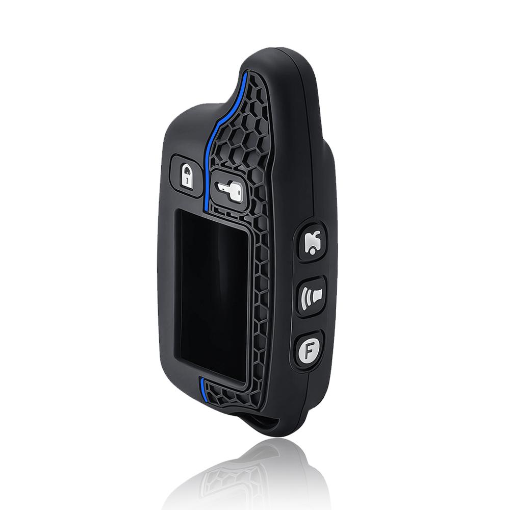 Hot Sales New Silicone Key Case For Tomahawk TW9010 TW9020/TW4000/TW701 LCD Remote keychain Fob Cover Two Way Car Alarm System