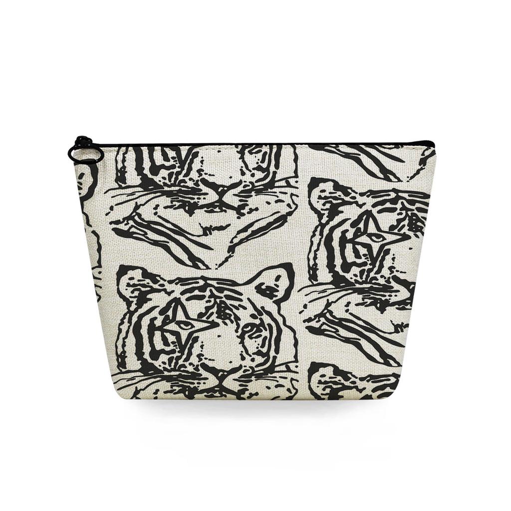 Women  Eye Print Cosmetic Bag Toiletries Organize Travel Storage Case  6775