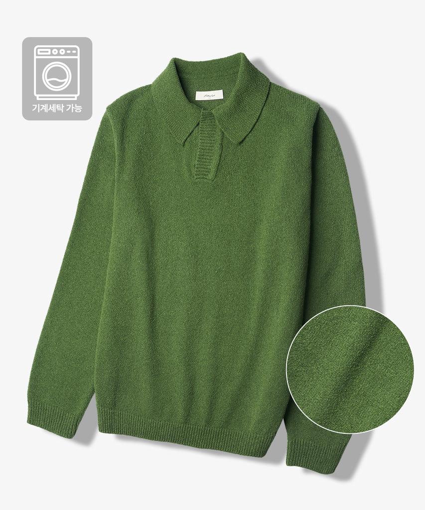 HALBKREIS LAYOUT [2Pack] T20026 Boucle Collar Knit_6 Colors