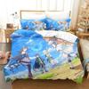 Kawaii Anime Princess Connect! Re Dive Bedding Set Boys Girls Twin Queen Size Duvet Cover Pillowcase Bed Kids Adult Home Textile