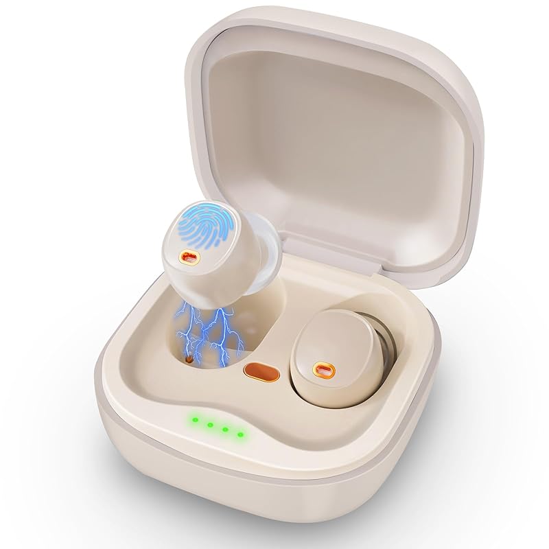 Слуховые аппараты, Обновленные полностью цифровые слуховые аппараты с шумоподавлением, Без свиста, Перезаряжаемые слуховые аппараты для пожилых людей с естественным и чистым белый