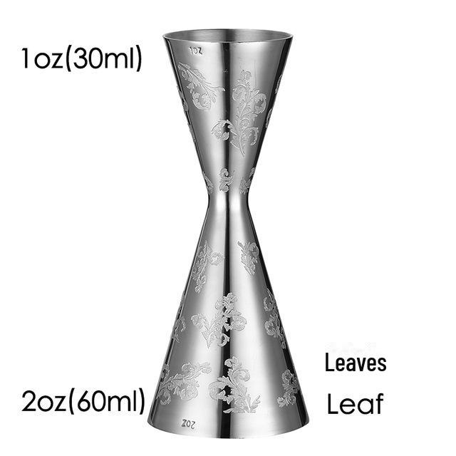 Double-Headed Indian Wine and Cocktail Jigger, 30/60 Oz Measuring Cup