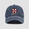 Hat Printed Baseball Cap Men's and Women's Washed Cap Vintage Washed Cotton Baseball Cap Outdoor Casual Peaked Cap