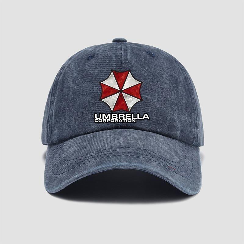 Hat Printed Baseball Cap Men's and Women's Washed Cap Vintage Washed Cotton Baseball Cap Outdoor Casual Peaked Cap