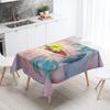 New Abstract Tea Tablecloth Waterproof and Oil-proof Dining Tablecloth Nordic Wind Bar Tablecloth Home Decoration