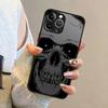 Hülle für iPhone 17 Pro Max 13 Mini 7 8 SE XS XR Air 14 12 15 16 Plus 11 Funda Rückseite Handyhülle Skelett Totenkopf