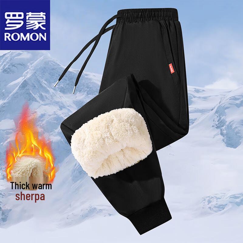 ROMON Men's Thermal Lamb Wool Lined Pants