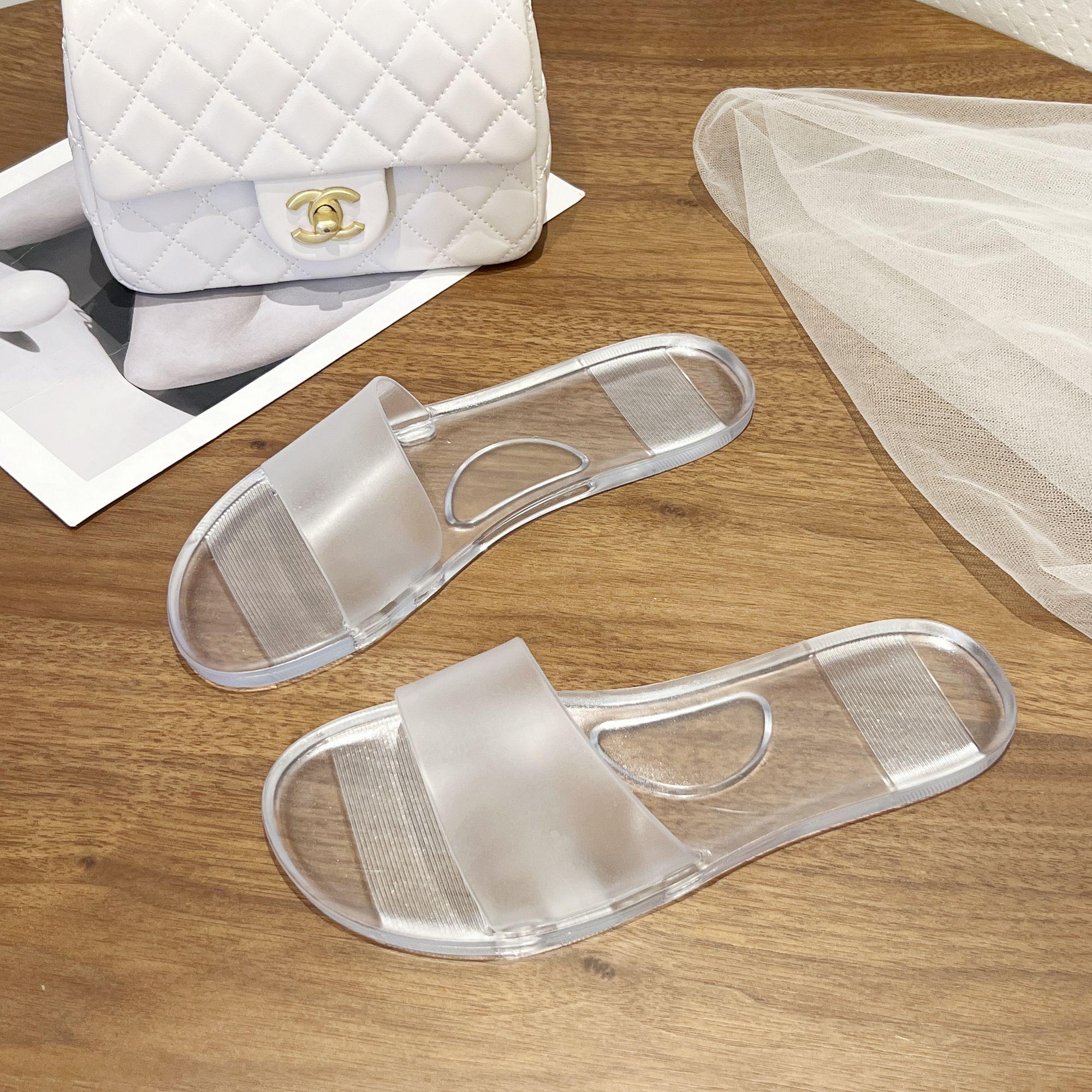 

Женские тапочки и сандалии из желе, прозрачные шлепанцы, внешняя обувь, цветные, прозрачные, новый стиль, многоцветные, VIP, дешевая ликвидация 41