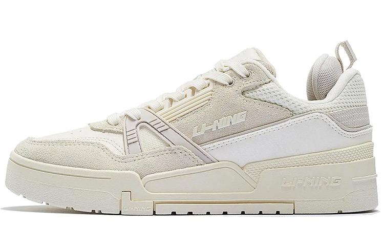 Li Ning 001 BTC Низкие Скейтбордические Кроссовки Женские Белые AGCS104-5 35