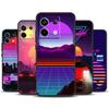 Neon Retrowave 80s Vintage Art Case For Redmi Note 13 Pro Plus 9 10 11 12 Pro 9S 10S 11S 12S Cover For Redmi 12 C 10C 13C