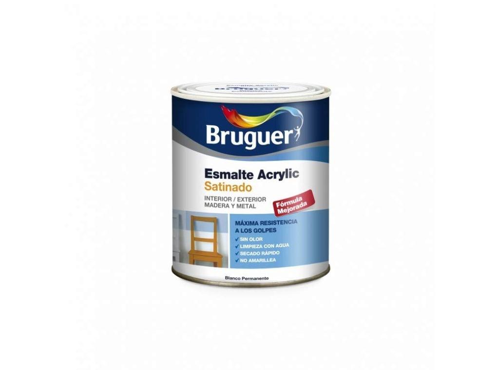 Multi-surface Acrylic Enamel Satin Off-white 0.750l 5057452 Bruguer