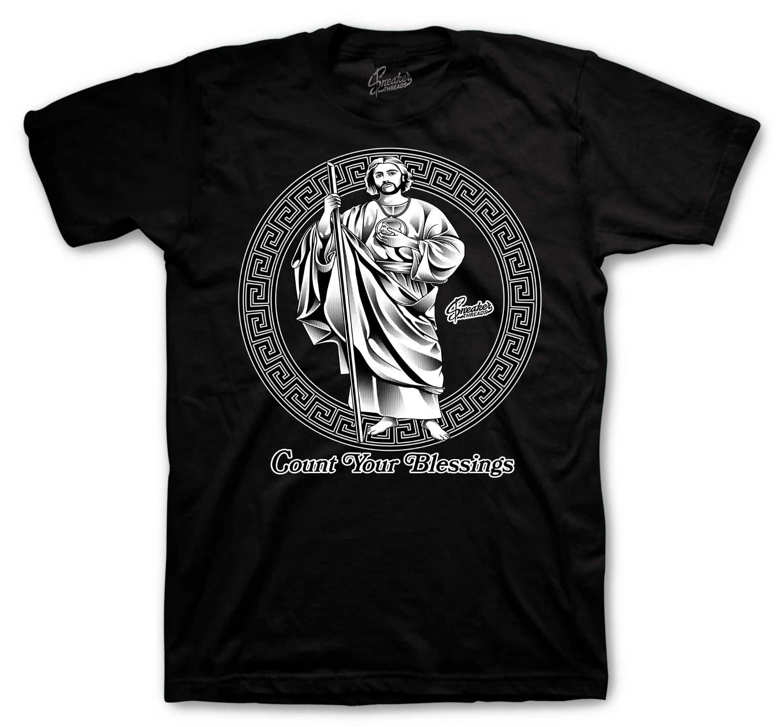 Saint Jude of Thadeos Shirt | Camisa San Judas Tadeo Catholic | Black T-Shirt L