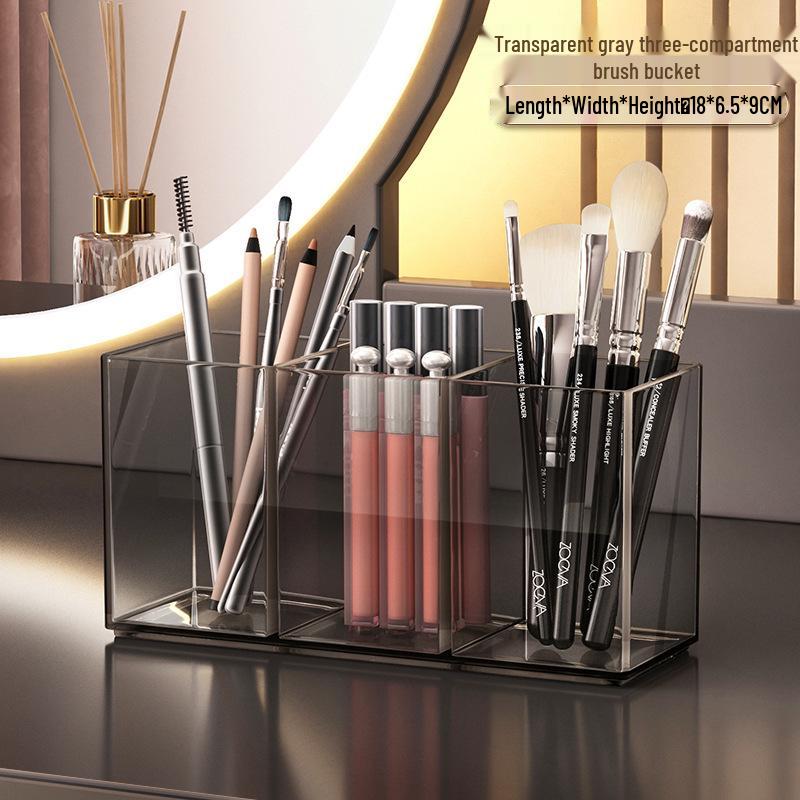 Acrylic Pen and Makeup Brush Display Stand - Holds 12 Items