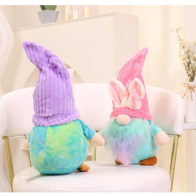 Magic Elf Rabbit Dwarf Old Man Plush Toy Stuffed Doll Bedroom 35cm Decoration
