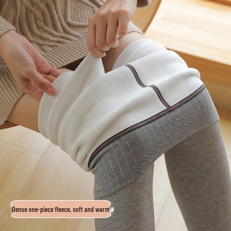 Lingsha Women's Fleece-Lined Stirrup Leggings