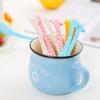 EW Giraffe Obstgabel Niedliches Kinder-Kunststoff-Geschirrset Kreatives Geschirr Dessertgabel 12er Set