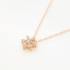 Official 10K Pink Gold Necklace for Birthday Includes Jewelry 112346123104 4.C Women, Gift, Case,