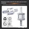 One-Way Non-Return Check Valve Aluminium Fuel Water Gas Air Vacuum Petrol Diesel 4 Size Valves 6/8/10/12Mm For Marine Automotive