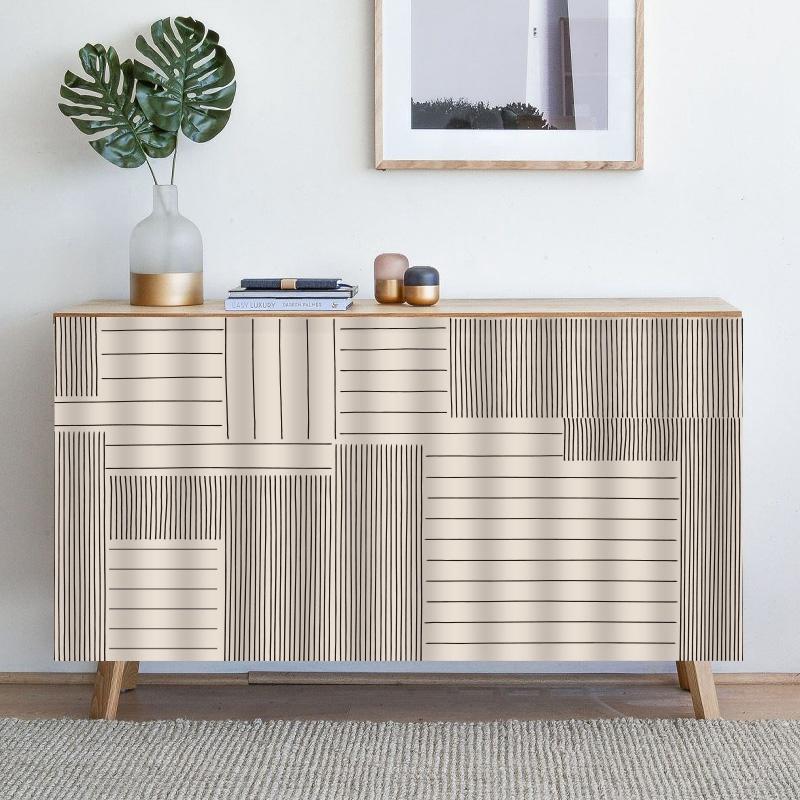 Самоклеящиеся занавески для кухонных шкафов Пылезащитная полуштора для шкафа книжного шкафа Без сверления Дверь окно Занавеска Товары для дома S(50X70cm)