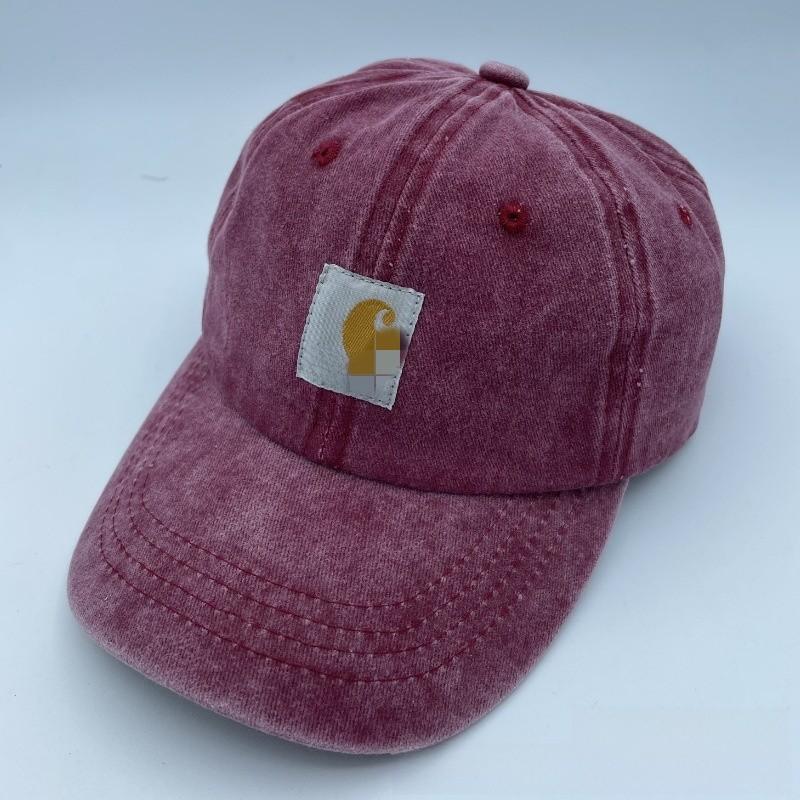 Vintage Cotton Baseball Cap With Embroidered Letters For Summer Sun Protection