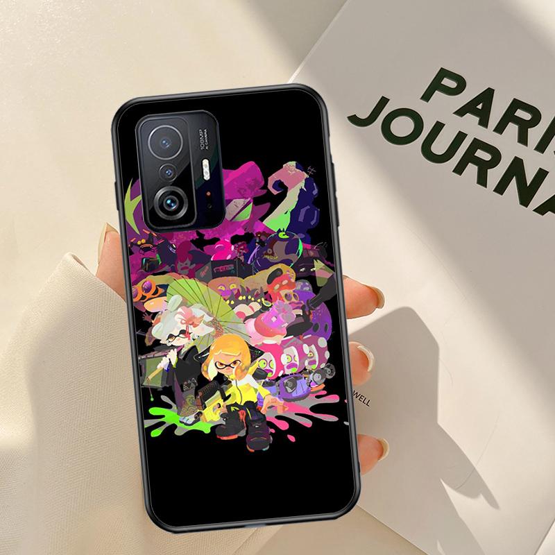 Game Splatoon Case For POCO X5 Pro X3 X4 F4 GT F3 C40 M5s F5 Pro Cover For Xiaomi 11T 12T 12 13 Pro Lite