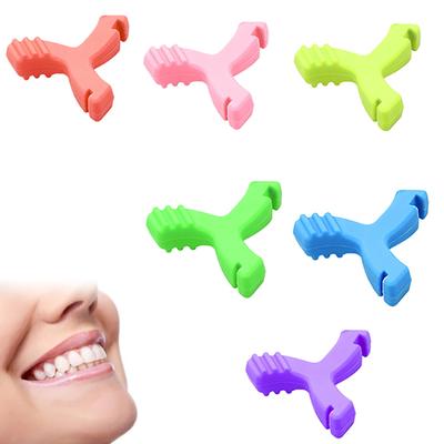 1 Pieza Palo de Silicona para Morder para Dientes Alineador Dental Chewies Ortodónticos Chewies para Morder Previene la Distorsión Facial Forma de Y