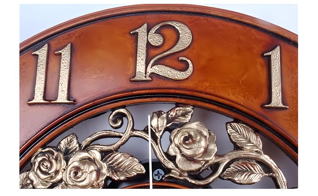 Radio-controlled wall clock, Bailey Rose antique wall clock, pendulum clock, stylish wall clock, Nordic interior