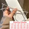 Anti-Blue Light Glasses For Women Ultralight Transparent Square Eyeglass Frame Finished Retro Reading Glasses Vision 0~+600