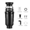VEVOR Garbage Disposal 1/2 HP Continuous Food Waste Disposer 3820 RPM EZ Connect