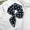 2025 Neckerchief Female Luxury Square Scarf for Women Silk Shawl Satin Hijab Fashion Wraps Hair Bands Ribbon Headband Bandana