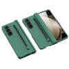 Simple business case and film integrated pen slot stylus suitable for Samsung zfold5 folding mobile phone case anti-drop protective case