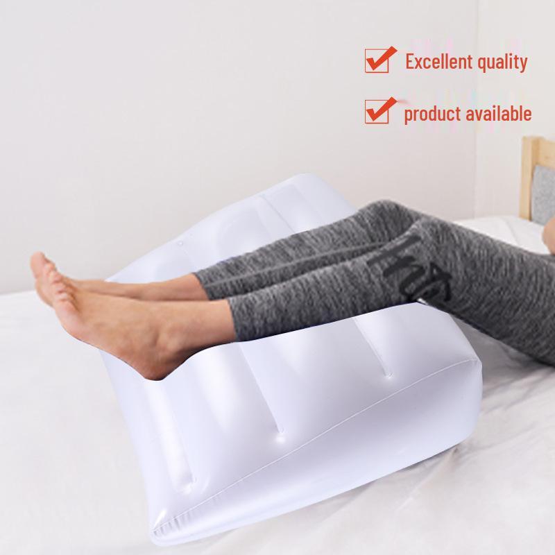 Inflatable Portable Lumbar Support Pillow - Wedge, Body Positioner & Leg Care for Travel and Camping