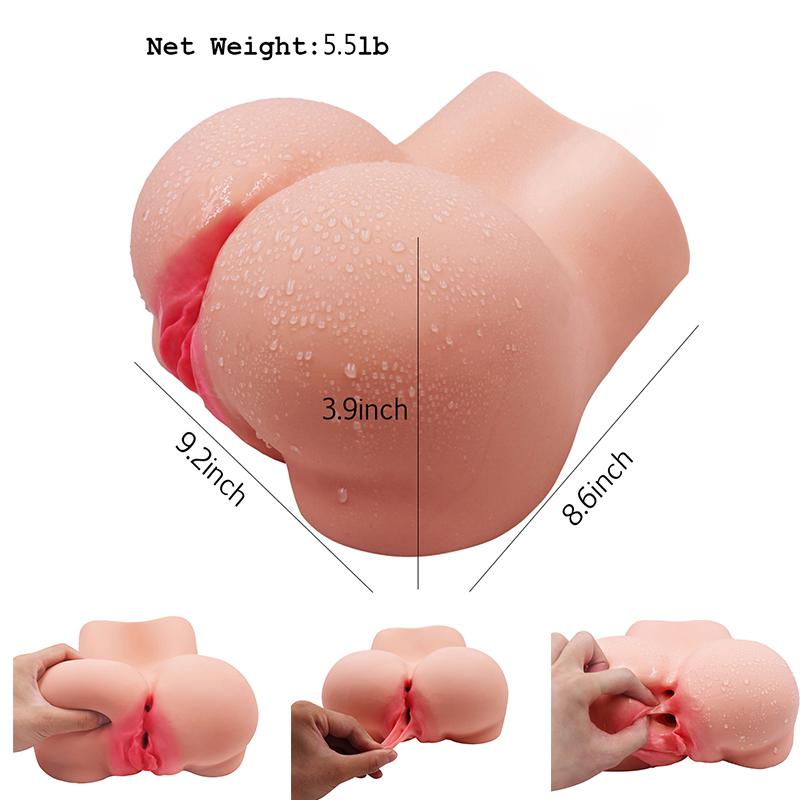 Super Realistic Big Ass Male Masturbator Artificial Women Vagina Masturbator 3D Sex Doll For Man Adult Sex Toys Masturbator