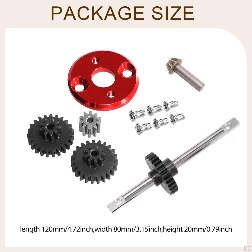 1/12 RC Car Upgrade Gearbox Transmission Gear Set Truck Easy to Install Motor Pinion