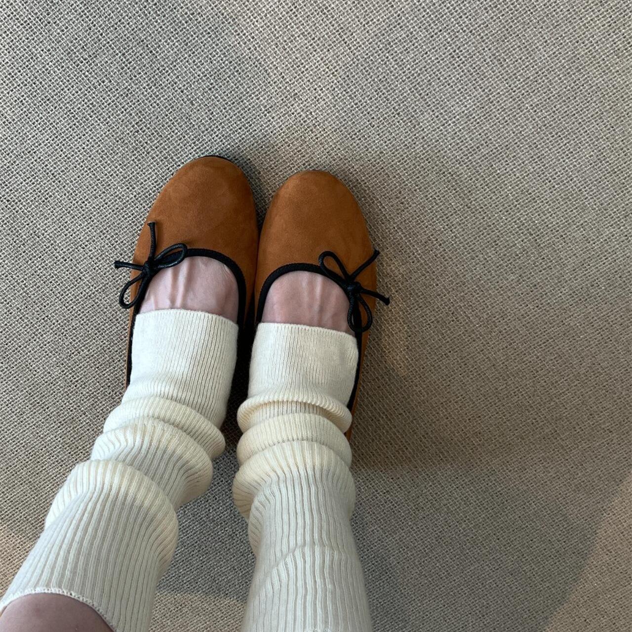 

Sheepskin version~ 2025 new retro Mary Jane shallow mouth single shoes women s bow round head shallow mouth flat shoes ladyshoes 40