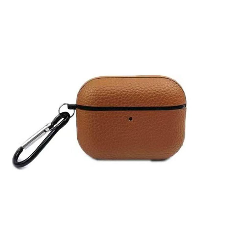 New Litchi Skin Leather Protect Case For AirPods 2 3 4 Pro2 Pro3 Wireless Earphone Cover