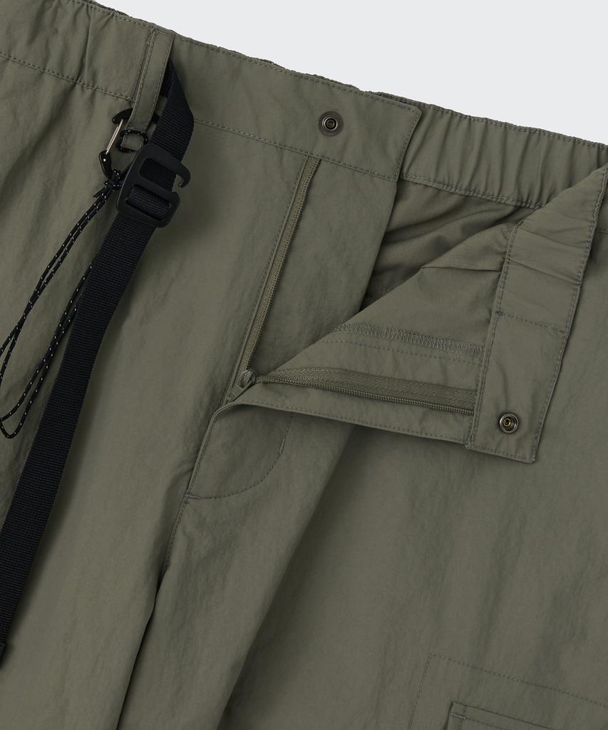 MUSINSA STANDARD [City Leisure] Side Zipper Cargo Pants [Light Khaki Grey]