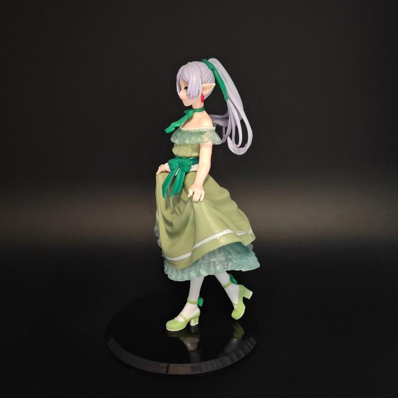 Frieren Anime Pvc Figure Frieren Beyond Journey'S End Elf Girl Formal Dress Collectible Statue Desktop Decor Gift For Anime Fans