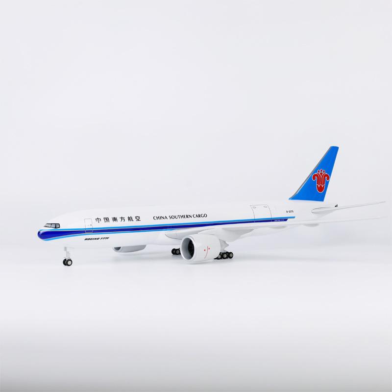 47cm Airplane Model 777 china southern Airlines 1:157 Scale Aircraft W  Wheel Landing Gear Resin Collected Gift Aviation